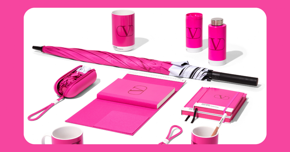 Valentino เปิดตัวไอเท็มในชีวิตประจำวัน สี Pink PP เอกลักษณ์เมซง I Press Materials