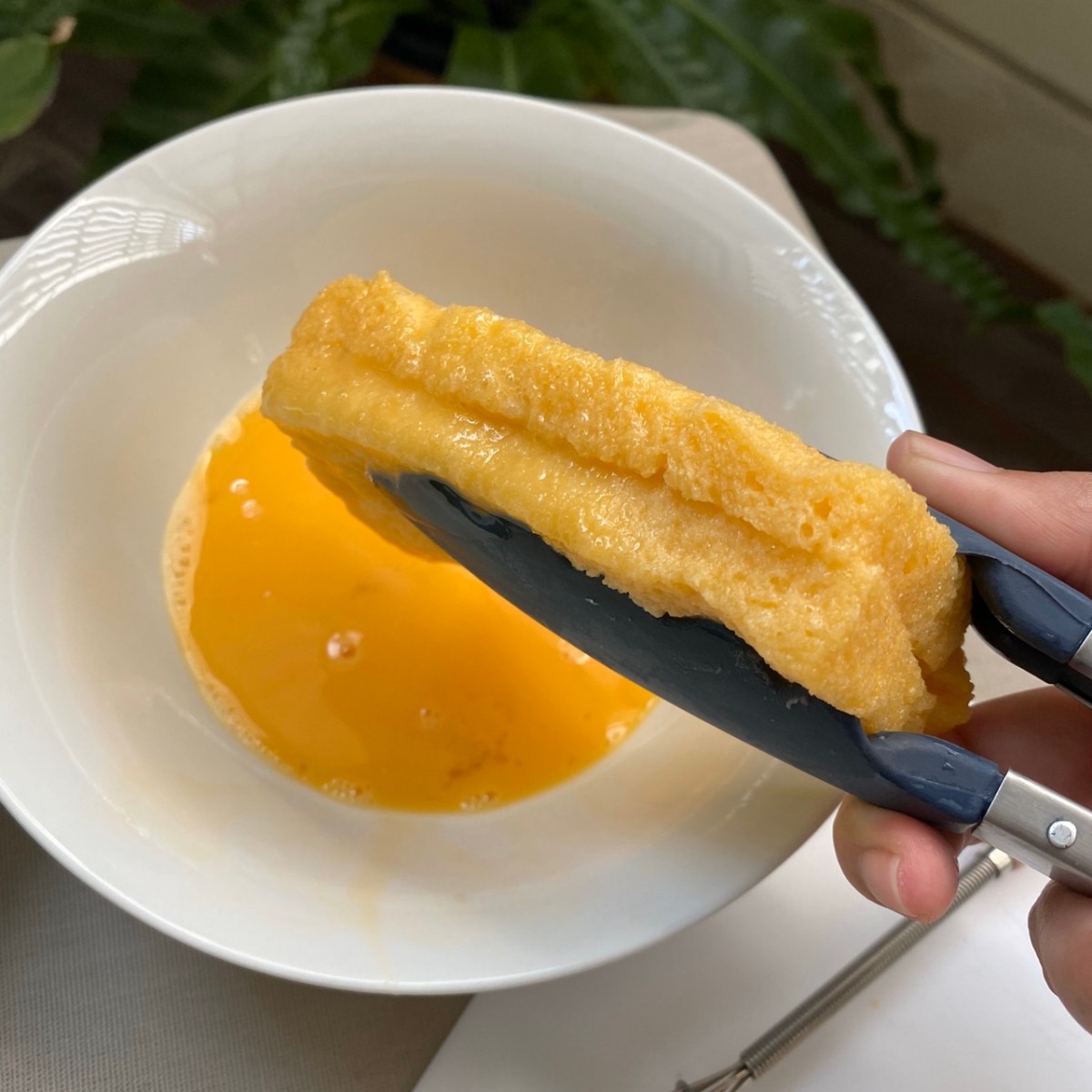 สูตร ปังไข่ชีสเยิ้ม ทำง่ายด้วยหม้อทอดไร้น้ำมัน