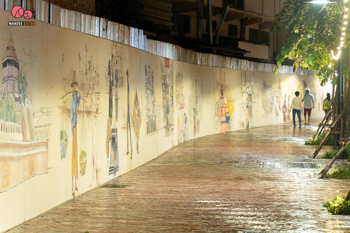 ถนนคนเดินตลาดคลองโอ่งอ่าง Street Art สุดแนว